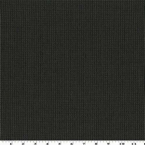 3 1/2 YD PC-Black/Beige Wool Blend Momie Stripe Suiting Fabric