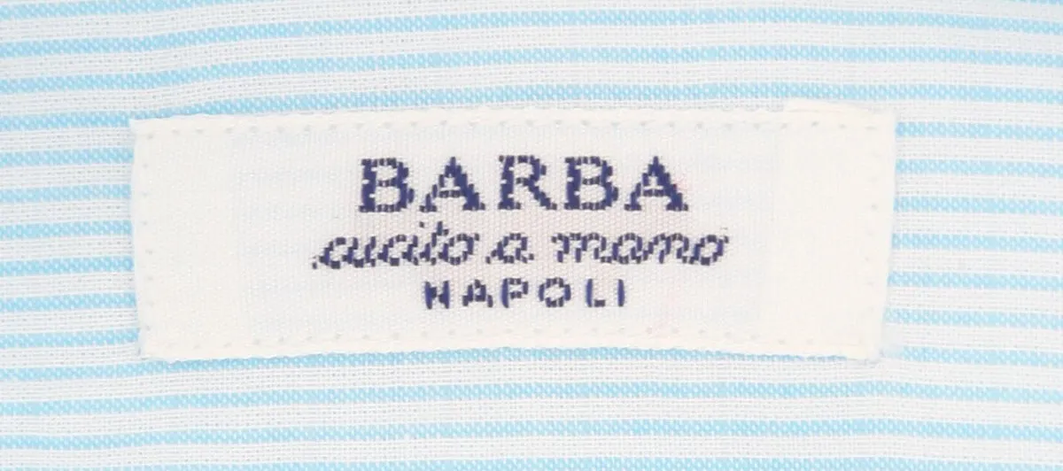 Barba Napoli Light Blue Shirt - Slim