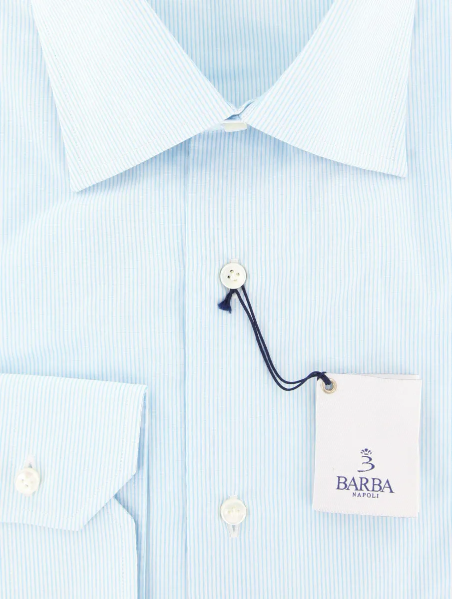 Barba Napoli Light Blue Shirt - Slim