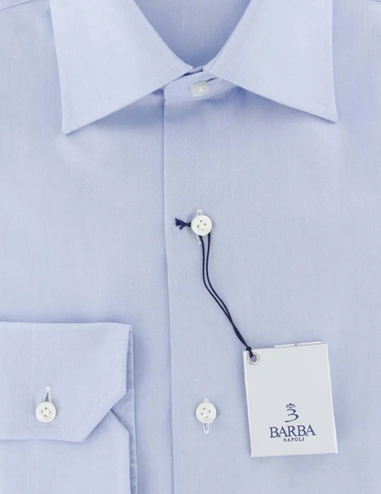 Barba Napoli Light Blue Shirt - Slim