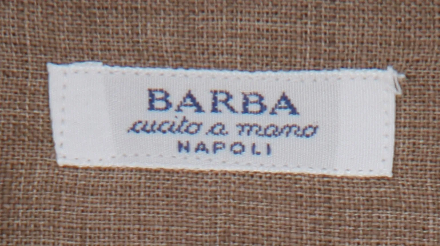 Barba Napoli Light Brown Shirt - Slim