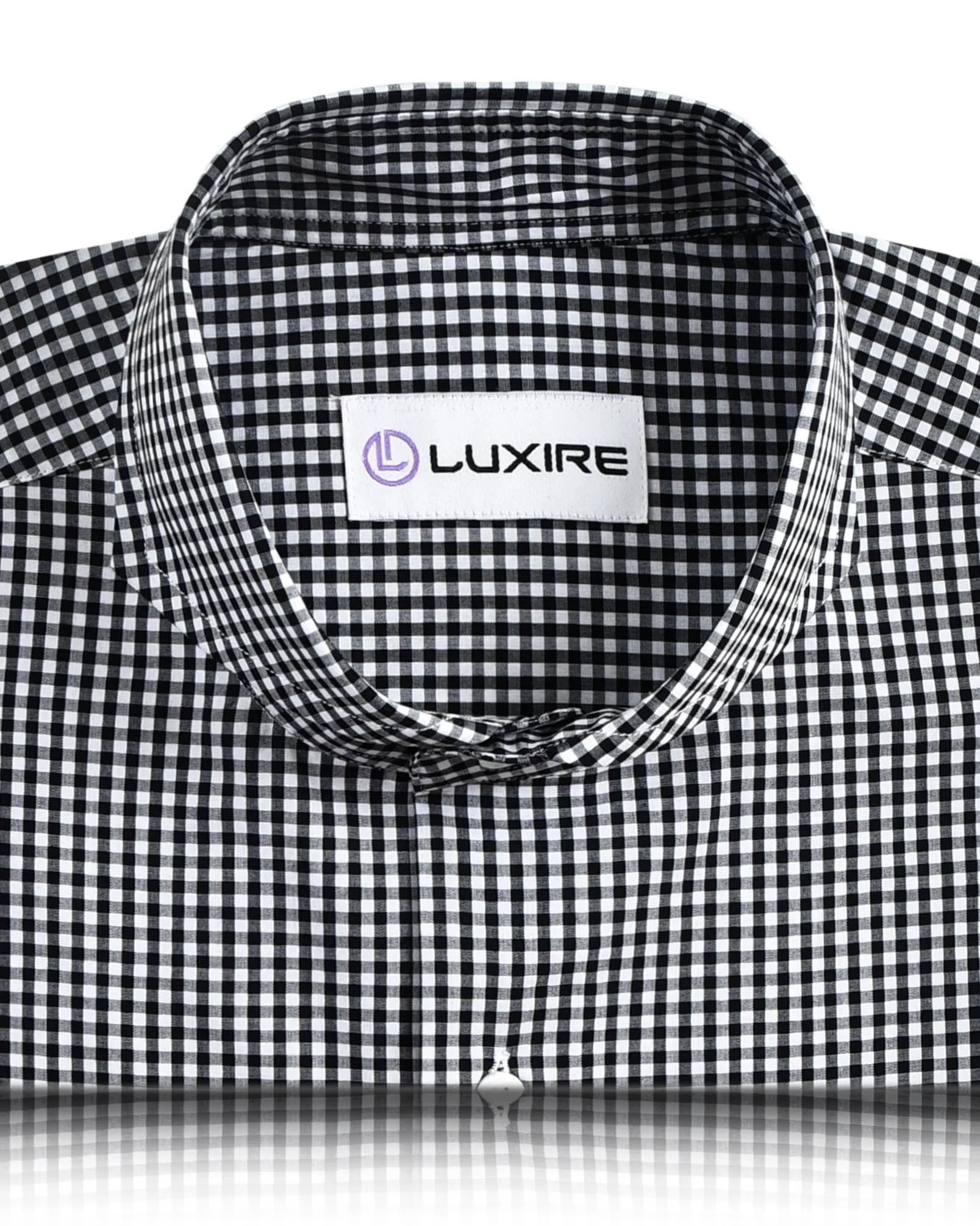 Black & White Micro Gingham Shirt