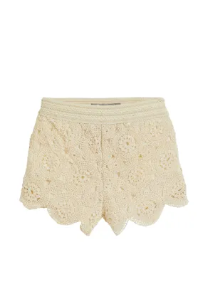 Circular Medallion Crochet Short