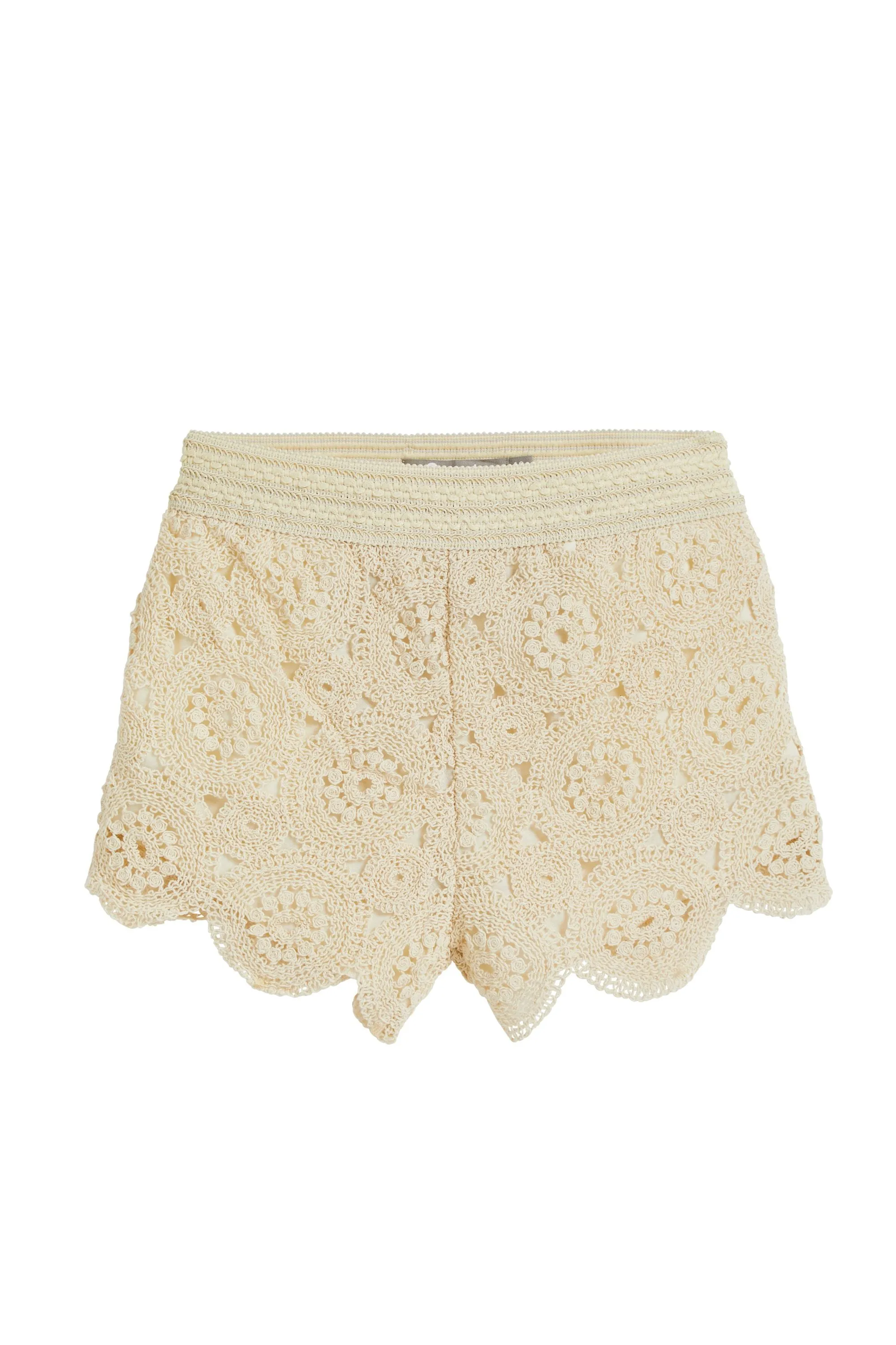 Circular Medallion Crochet Short