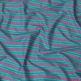 Cotton Lawn Fabric, 110 cm Width, Teal and Pink Geometric Design-D19970