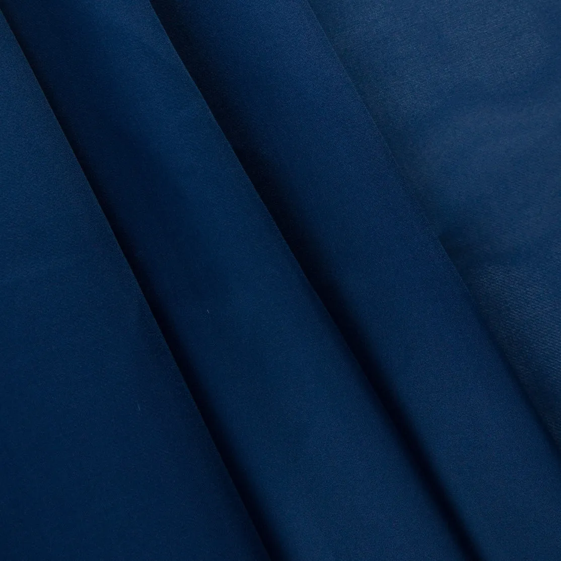 Dark Blue Silk Gazar Fabric