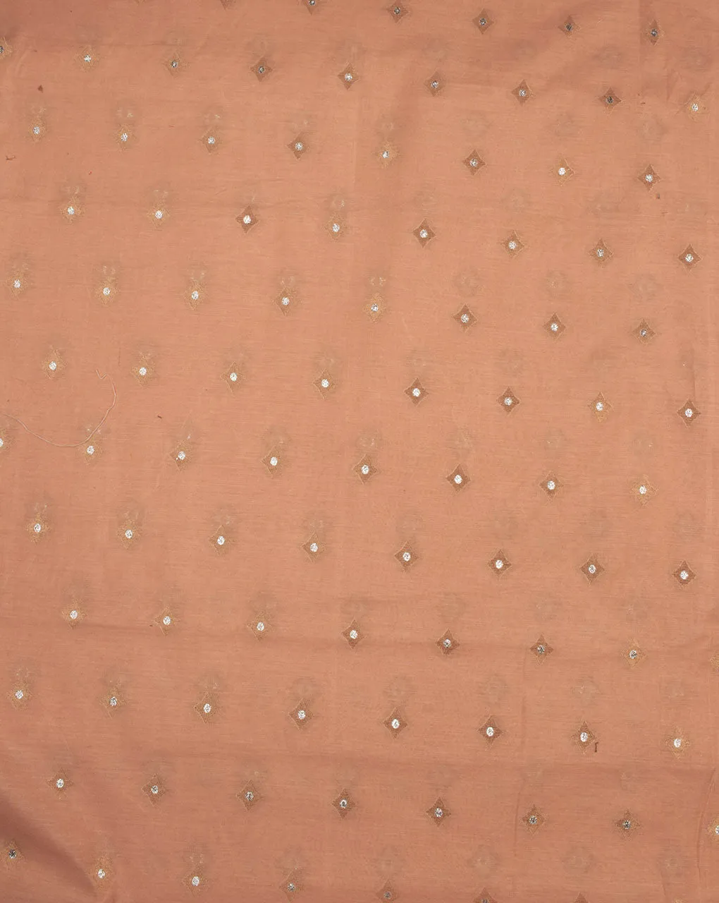 Geometric Woven Meenakari Zari Jacquard Chanderi Fabric