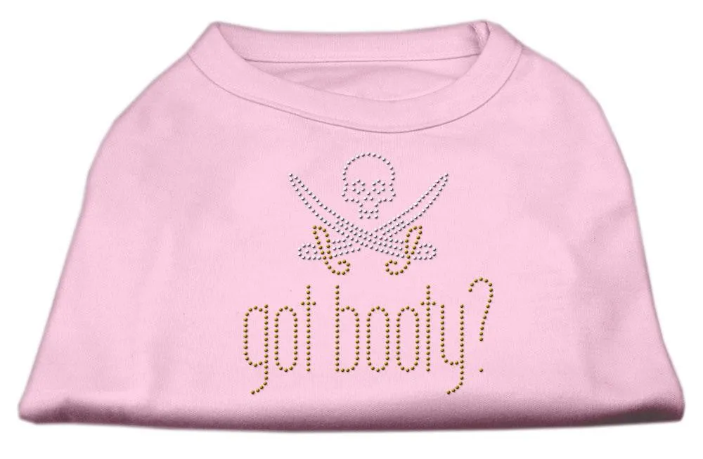 Got Booty? Rhinestone Shirts Light Pink L (14)