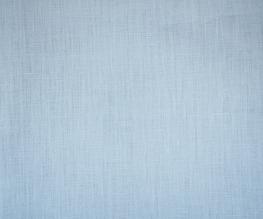 Light Blue Spence Bryson Solid Slub Irish Linen Woven Fabric