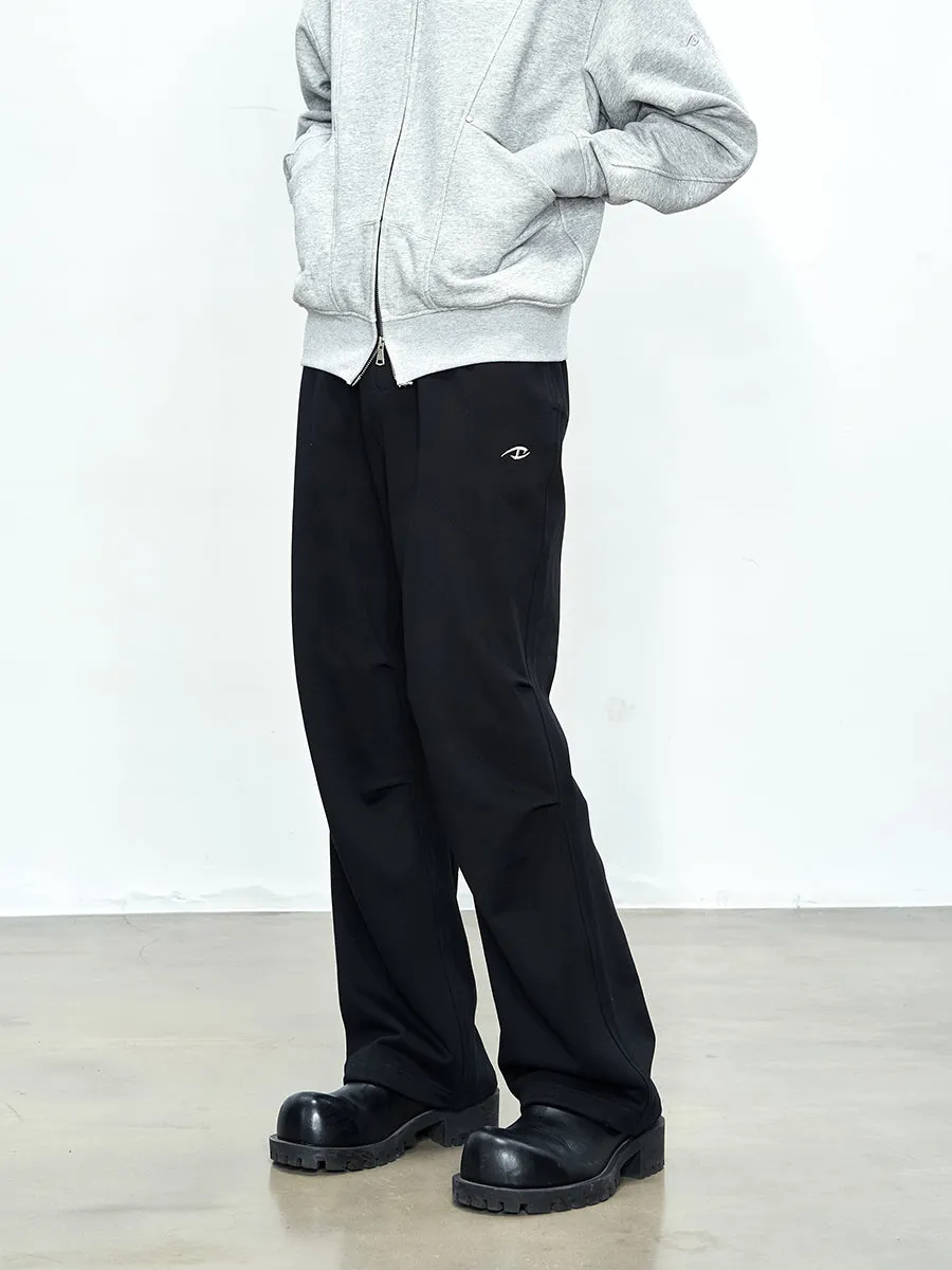 Loose Pleating Sweatpants