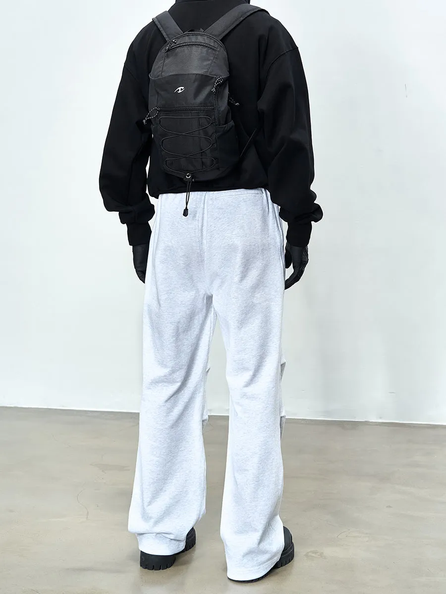 Loose Pleating Sweatpants