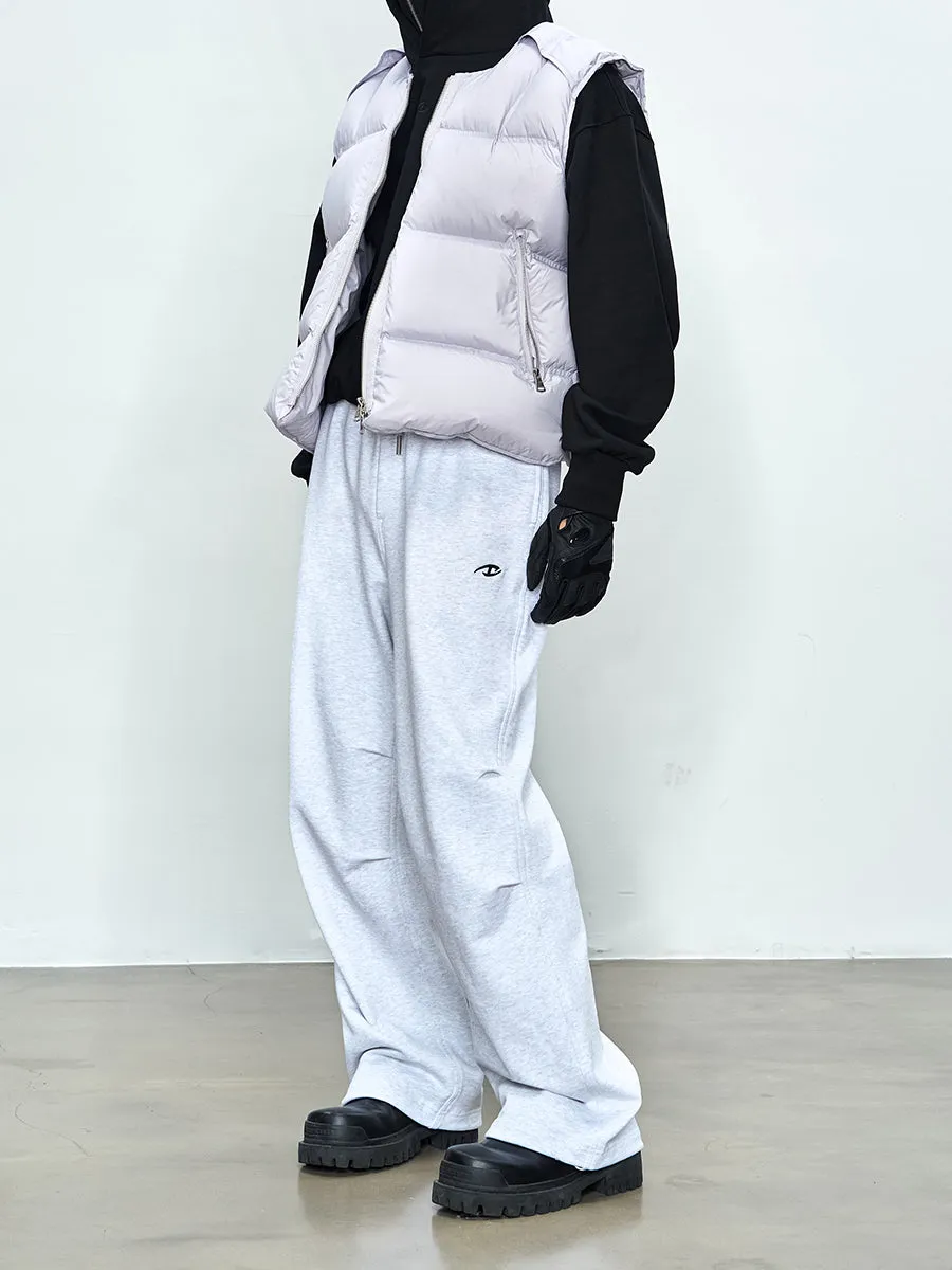 Loose Pleating Sweatpants