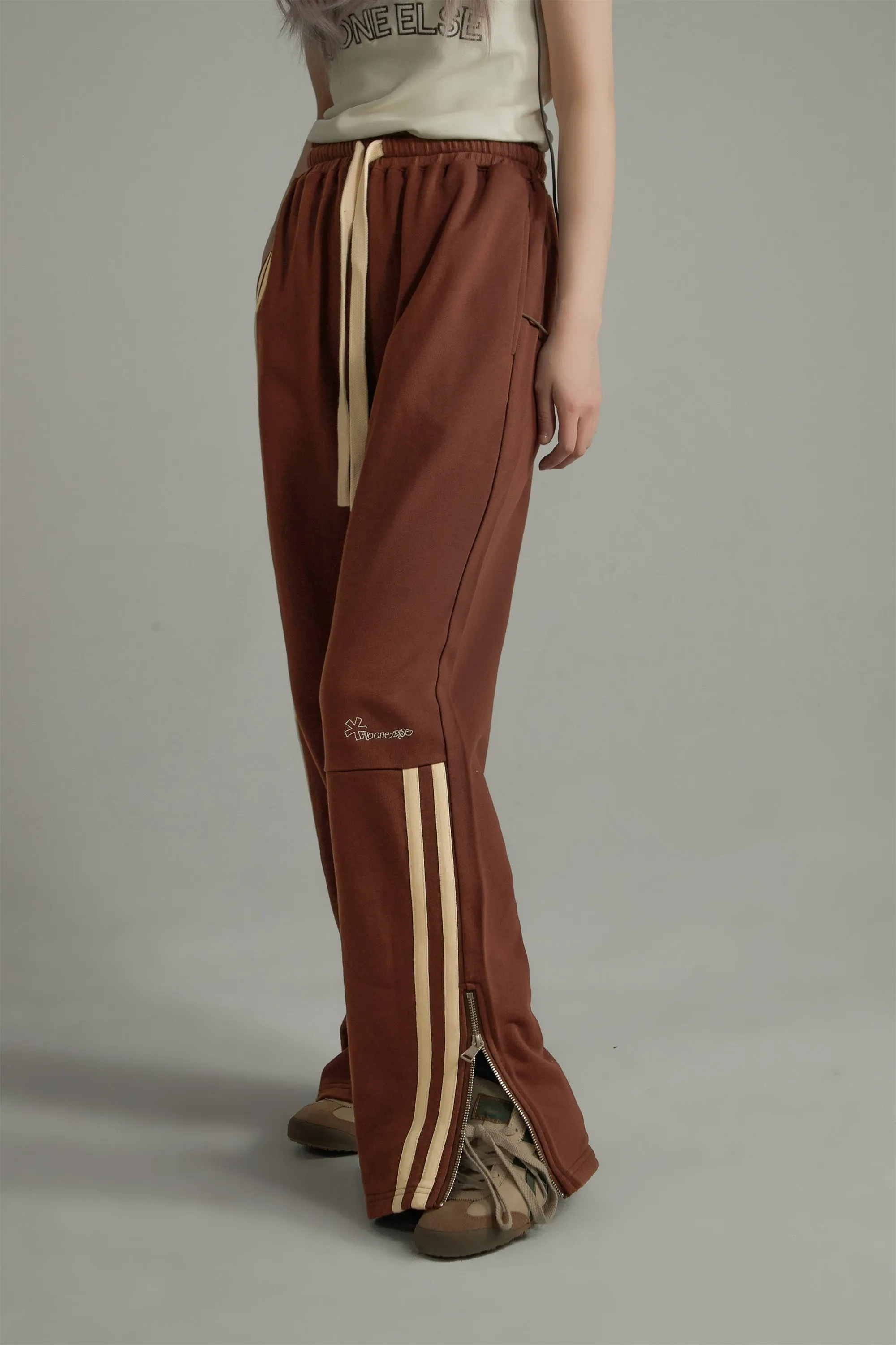 Loose Training Slit Pants