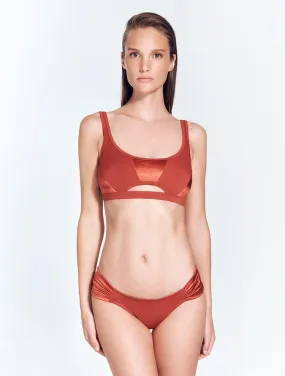 Manon Red Ochre Bikini Bottom