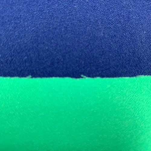 Orient Blue/Jade Reversible Crepe Suiting Fabric