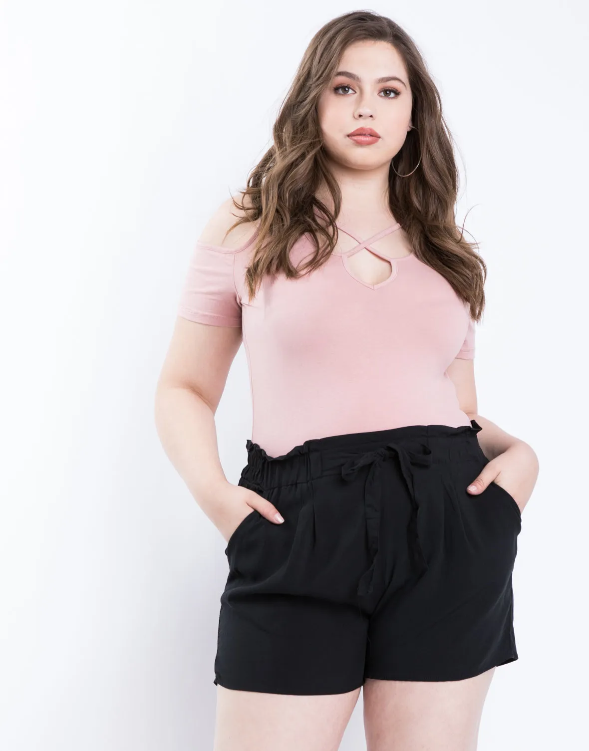 Plus Size Breezy Summer Shorts