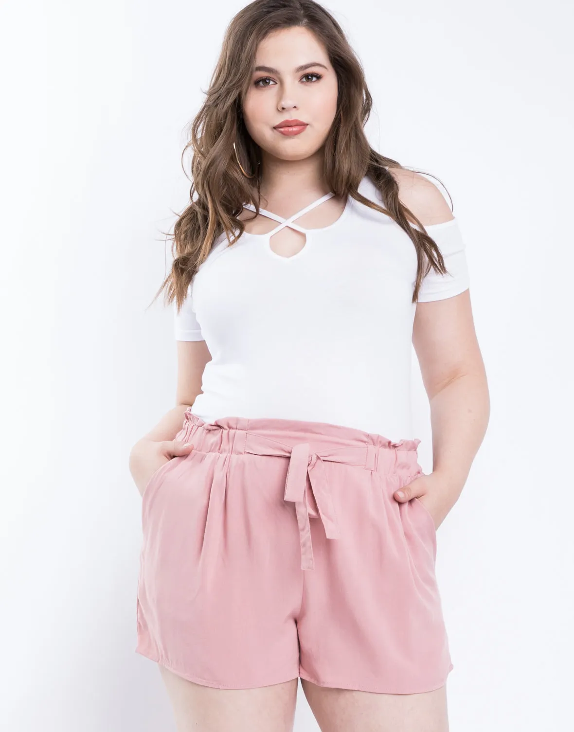 Plus Size Breezy Summer Shorts