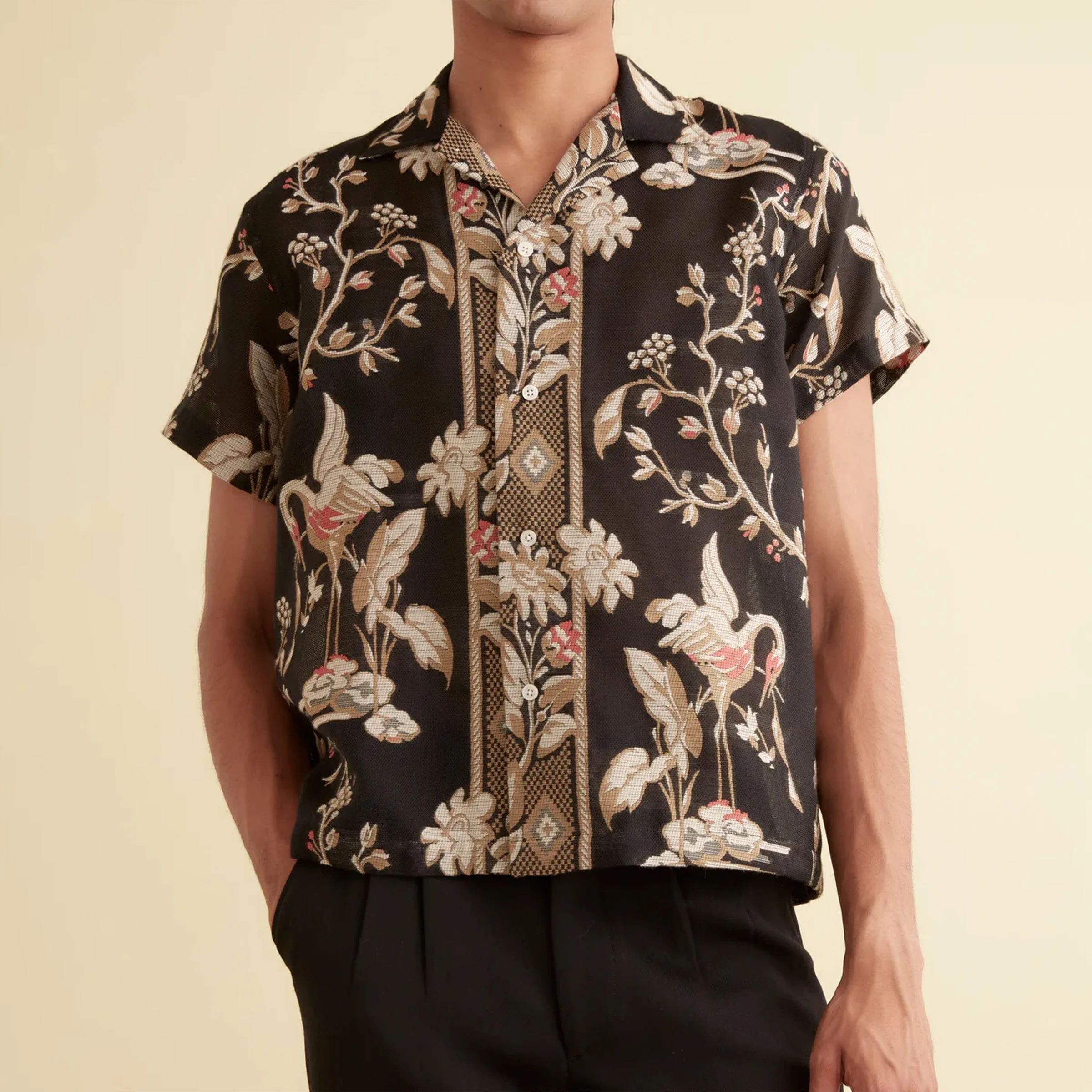 SHEER CRANES SHIRT