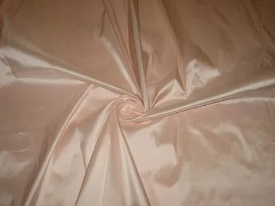 SILK TAFFETA FABRIC SOFT PINK 54" WIDE TAF49[2]