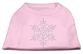 Snowflake Rhinestone Shirt  Light Pink S (10)