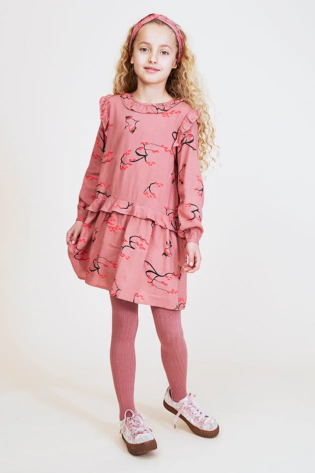 Soft Gallery Anemone Girls Dress - Pink Blossom