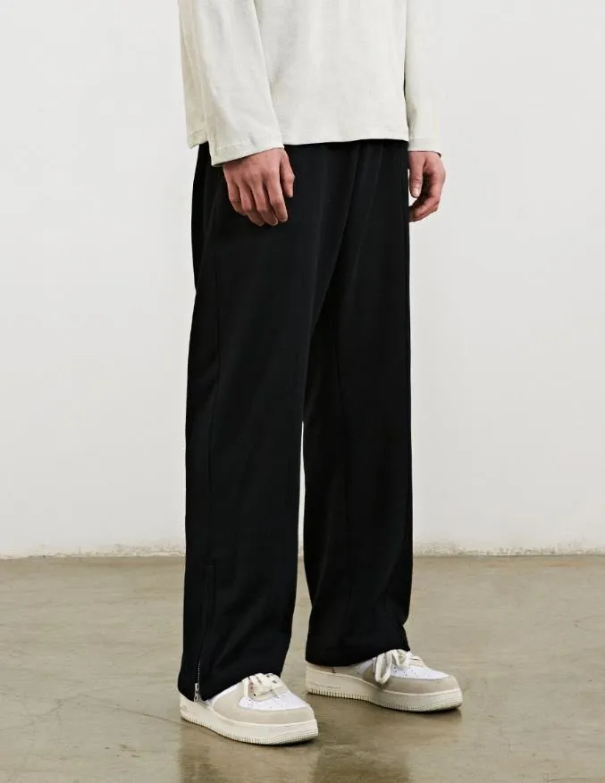 Straight Loose Zipper Guard Pants