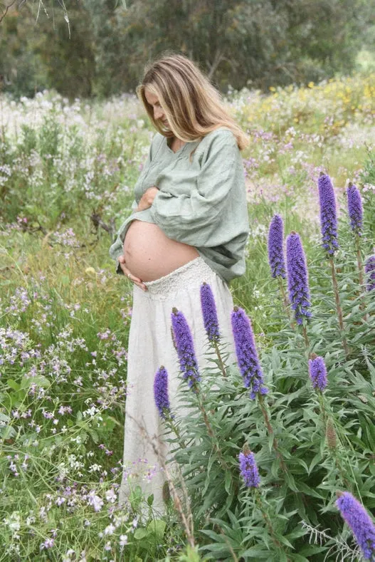 The Meadow Blouse // Eucalyptus