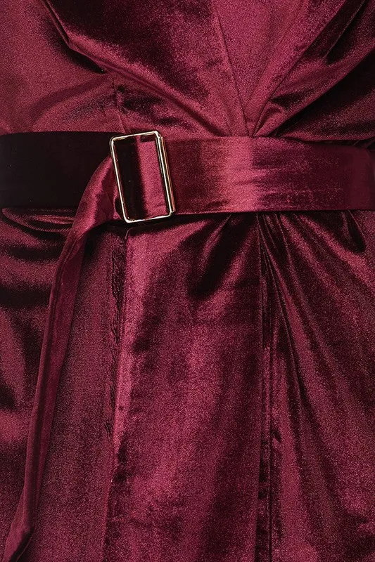 THE MYSTYLEMODE WINE ESSENTIAL VELVET DUSTER