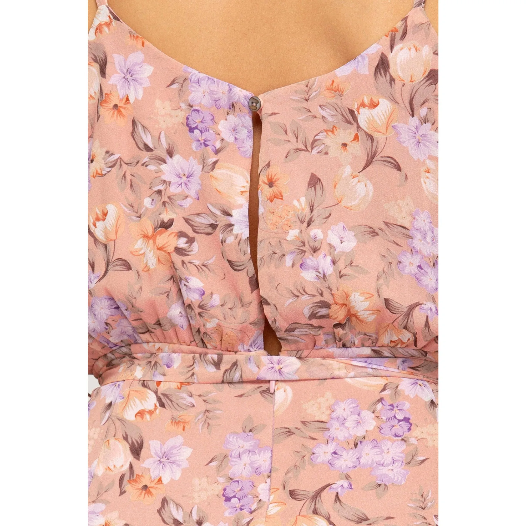 Tie Waist Floral Dress