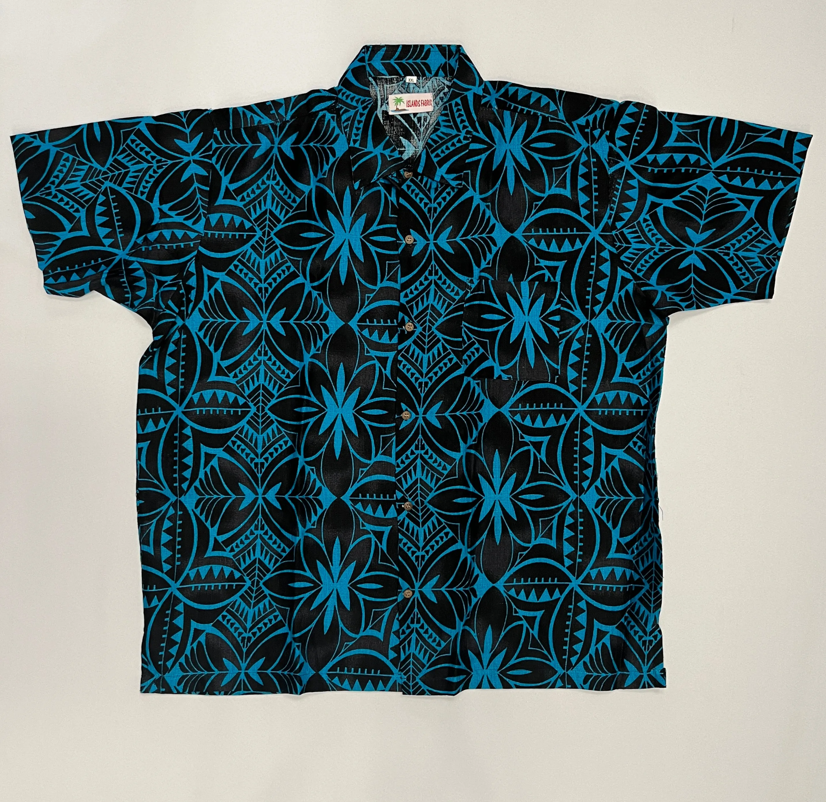 Traditional Polynesian Geometric Design Shirt