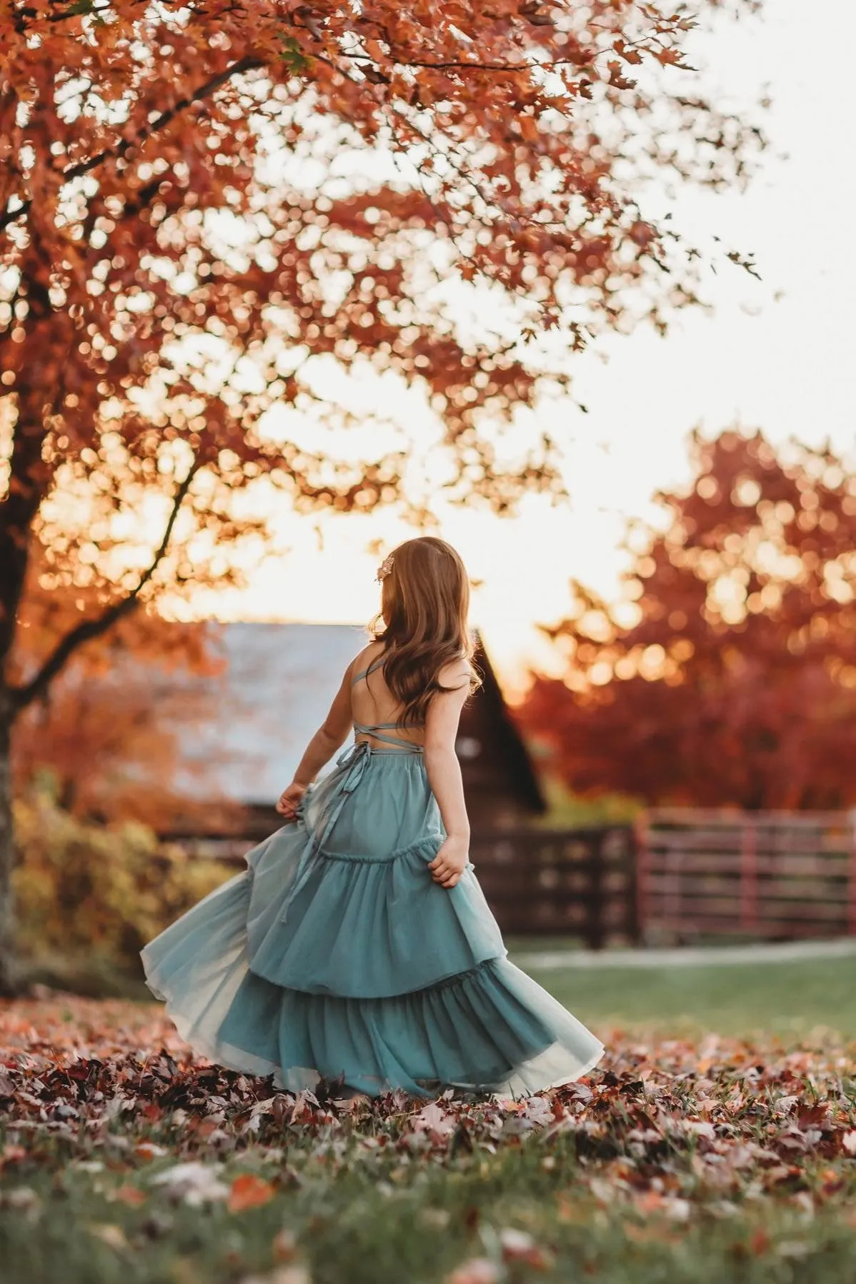 Wendy Dress (soft teal tulle)