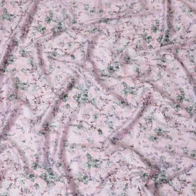 Whispering Lilac Floral Cotton Lawn Fabric - Delicate Print, 110cm Wide, Buy Online-D18008