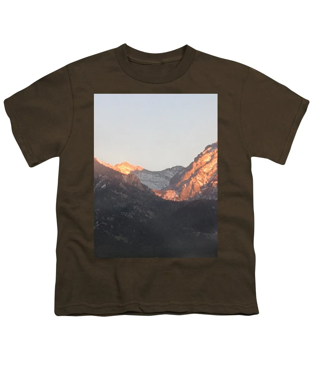 Winter Magic Hour Crestone - Youth T-Shirt