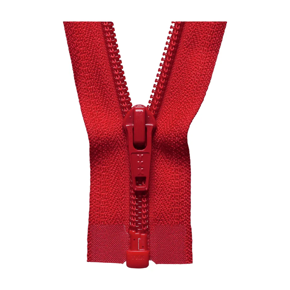 YKK Open End Zip - Medium Nylon | Colour 519 Red